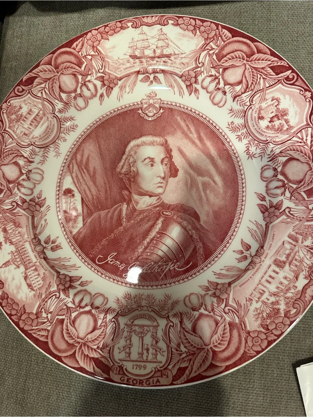 Wedgwood Georgia Historical Plates